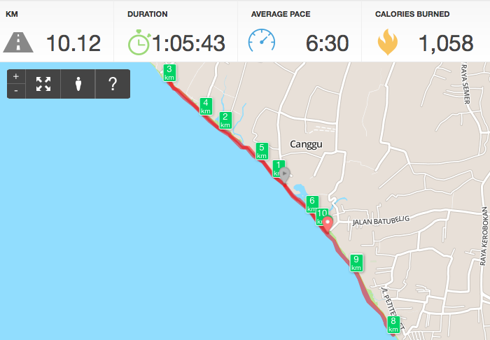Où faire son jogging à Bali?